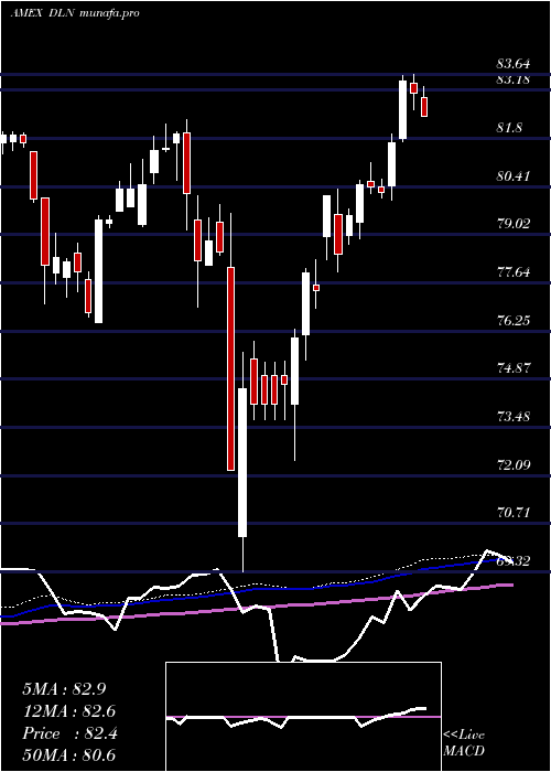 weekly chart LargecapDividend