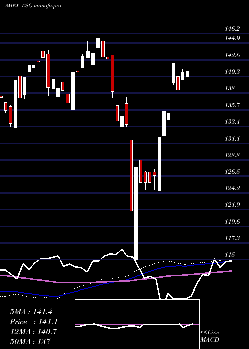 weekly chart FlexsharesUs