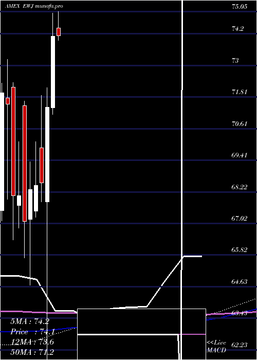 monthly chart JapanIndex