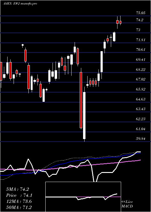 weekly chart JapanIndex