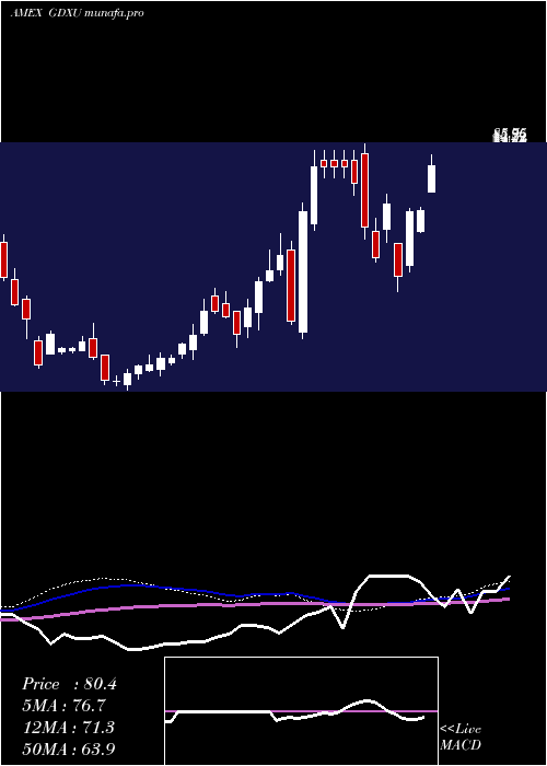  weekly chart MicrosectorsGold