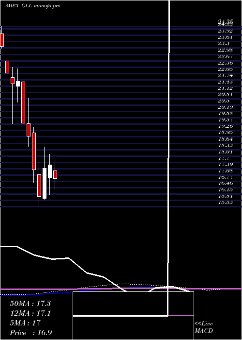  monthly chart UltrashortGold