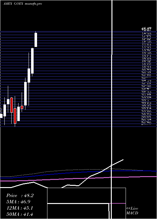 monthly chart GlobalX