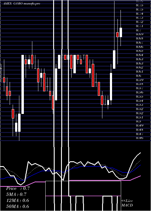  Daily chart GoldResource