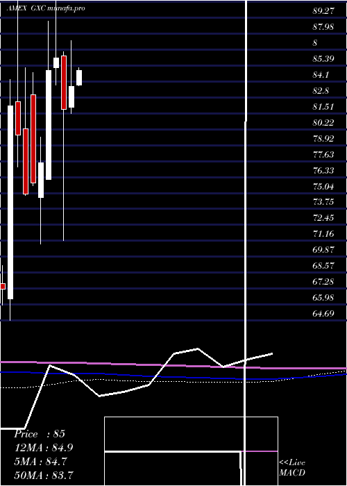 monthly chart SpdrS