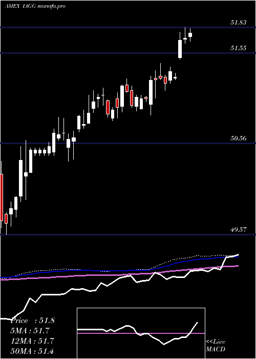 weekly chart IsharesInternational