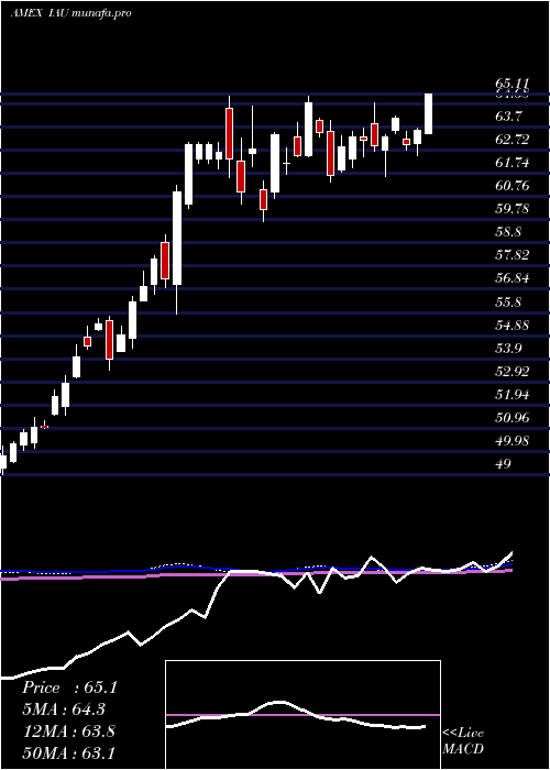  weekly chart GoldTrust