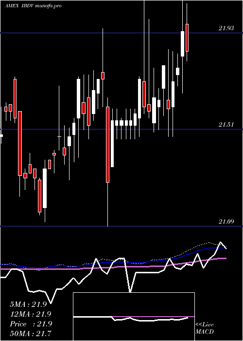  weekly chart IsharesIbonds
