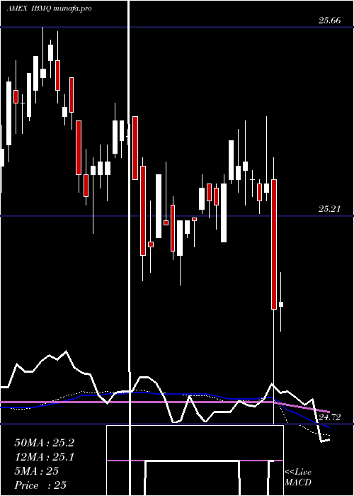  weekly chart IsharesIbonds