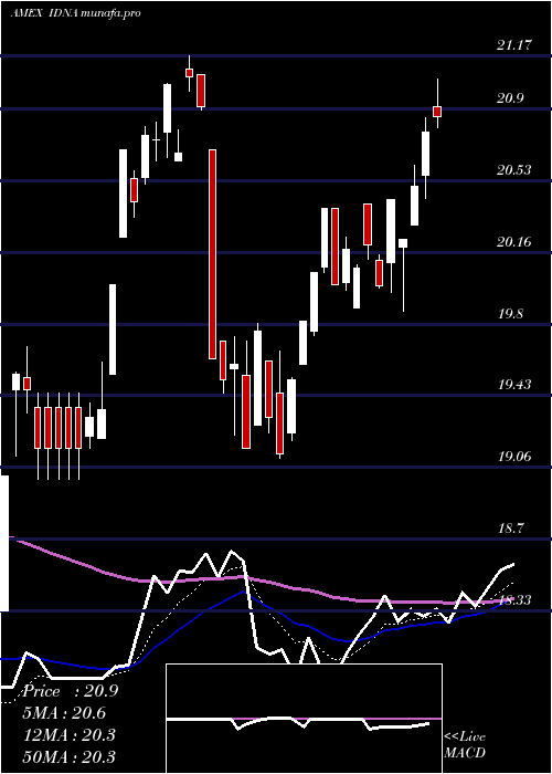  Daily chart IsharesGenomics