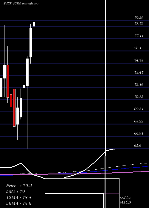 monthly chart IsharesInternational