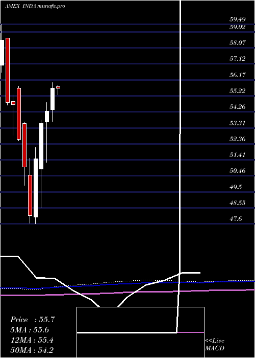 monthly chart IndiaIndex