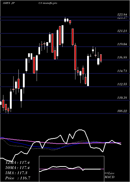  weekly chart JpmorganDiversified