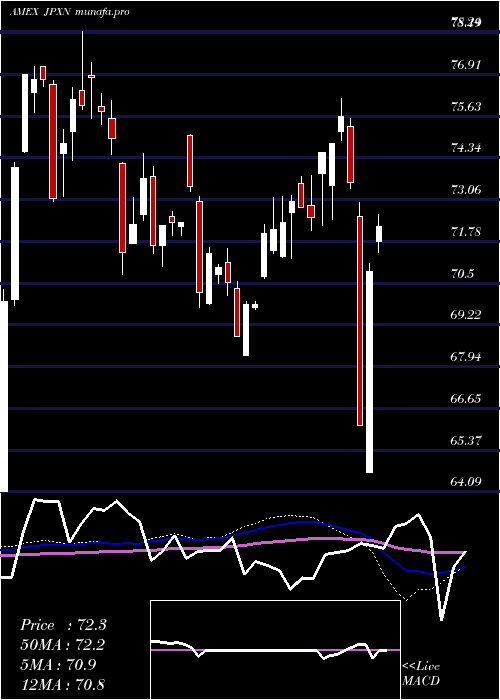  weekly chart IsharesJpx