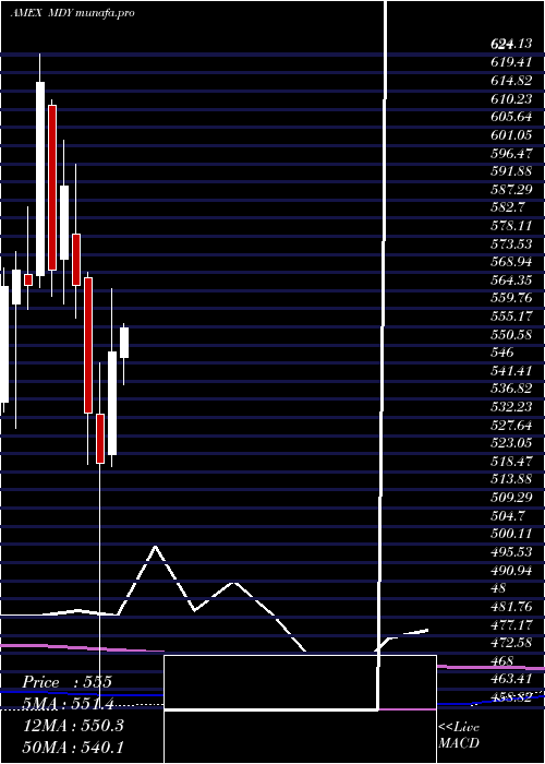  monthly chart SpdrS