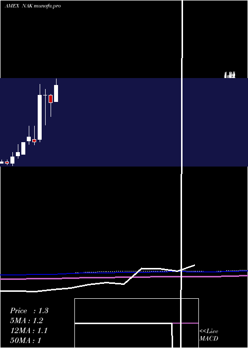 monthly chart NorthernDynasty