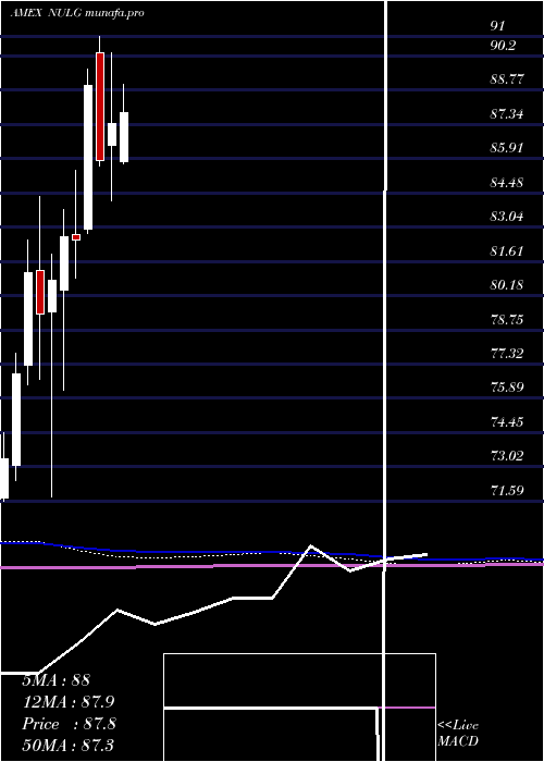  monthly chart NusharesEsg