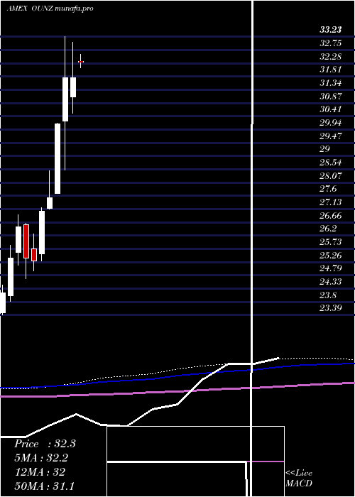 monthly chart MerkGold