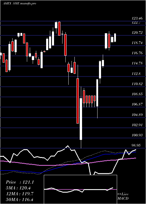 weekly chart SpdrSeries