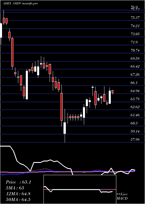 weekly chart ProsharesRussell