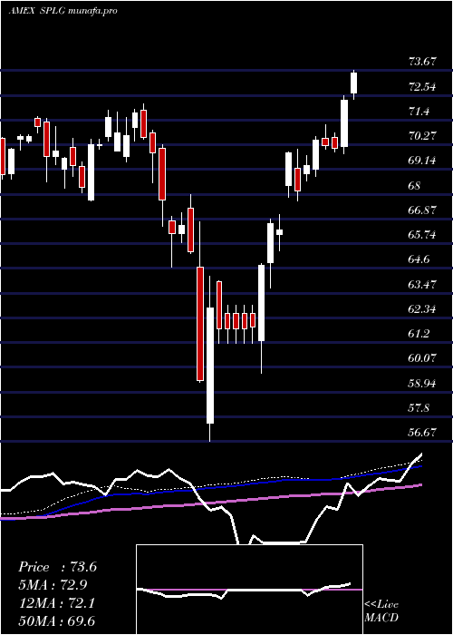 weekly chart SpdrLarge