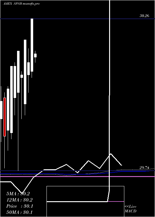  monthly chart SpdrShort