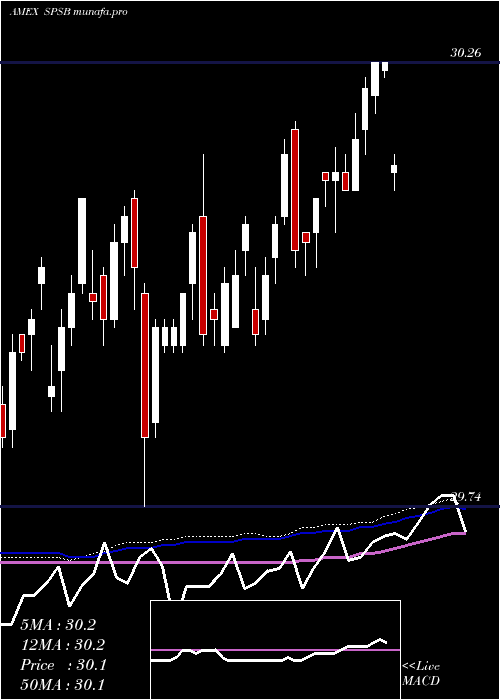  weekly chart SpdrShort