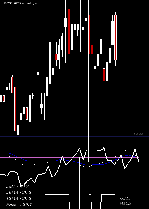 weekly chart SpdrShort