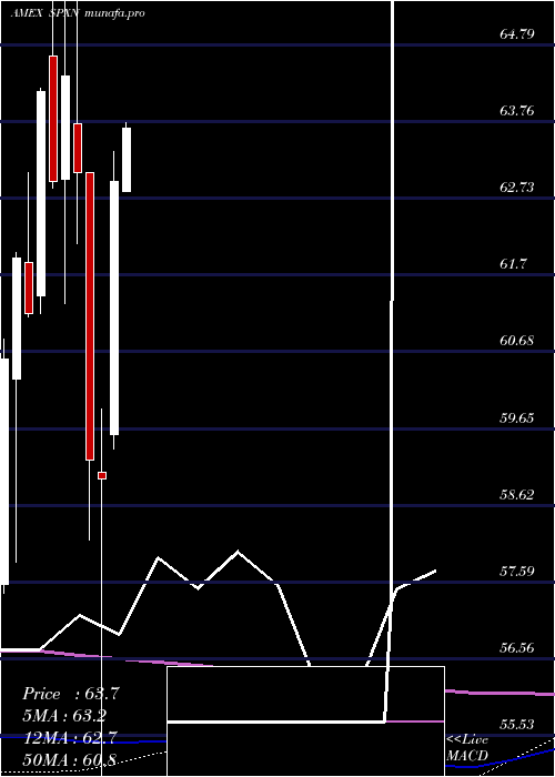 monthly chart ProsharesS