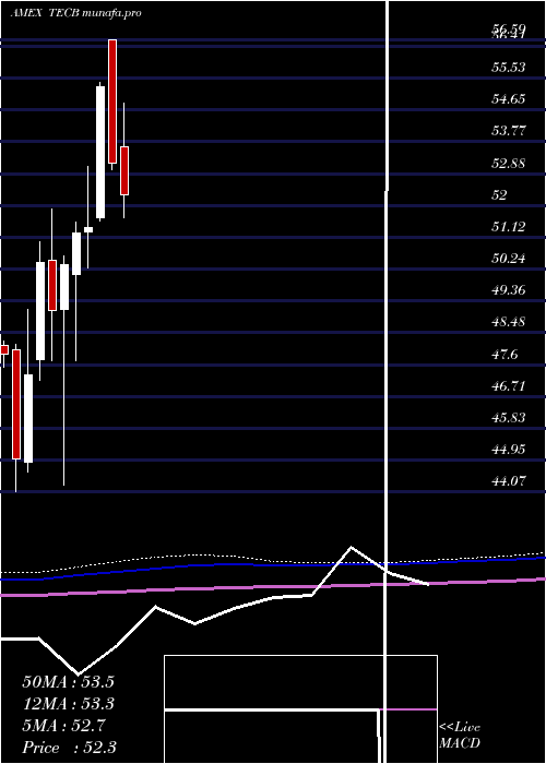  monthly chart IsharesU