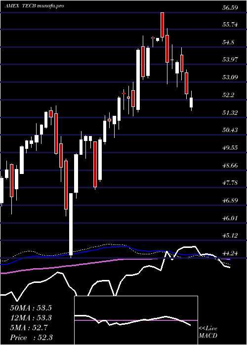  weekly chart IsharesU