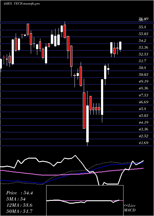 weekly chart IsharesU