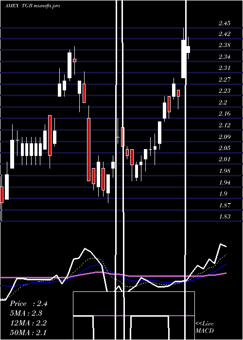  Daily chart TasekoMines