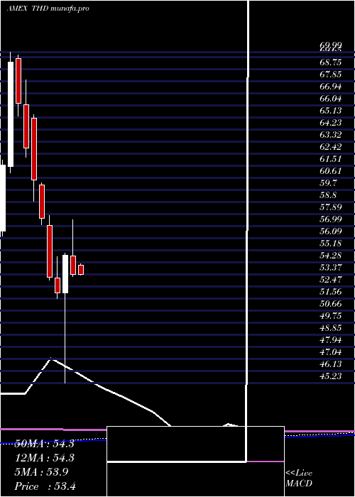 monthly chart ThailandInvest