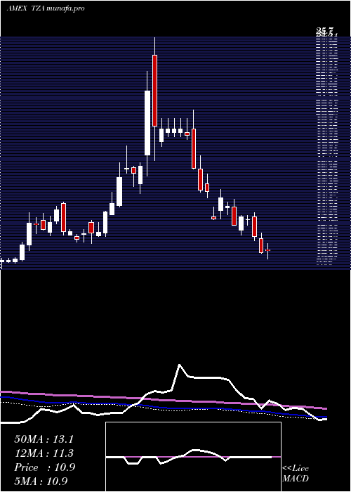weekly chart SmallcapBear
