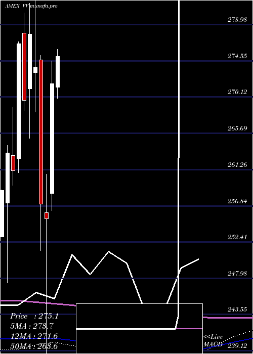 monthly chart LargecapEtf