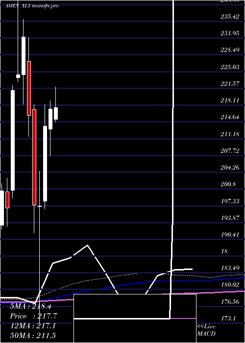 monthly chart ConsumerDiscret