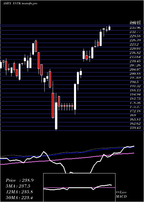 weekly chart SpdrNyse