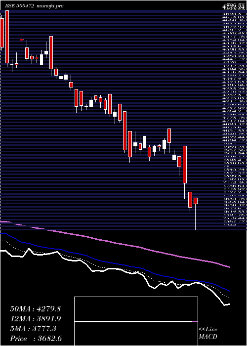  Daily chart SkfIndia