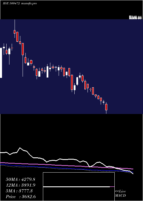  weekly chart SkfIndia