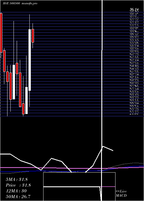monthly chart HindMotors