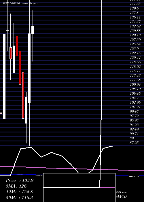 monthly chart ModiRubber
