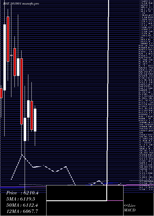 monthly chart TataInvest