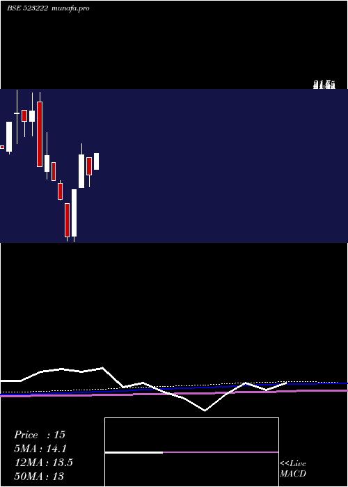 monthly chart SrmEnergy