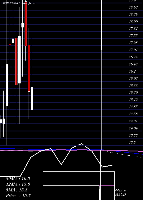  monthly chart AmrapaliInd