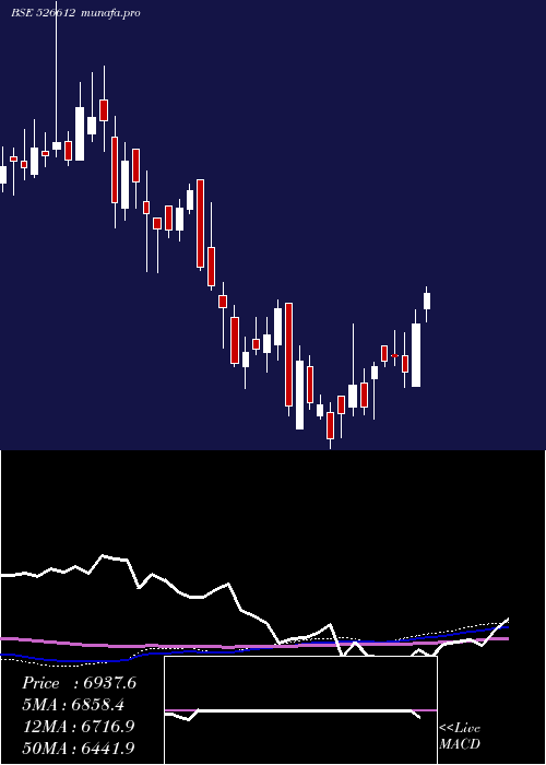 weekly chart BlueDart