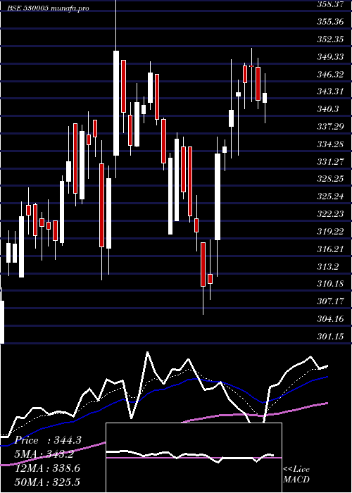 Daily chart IndiaCem