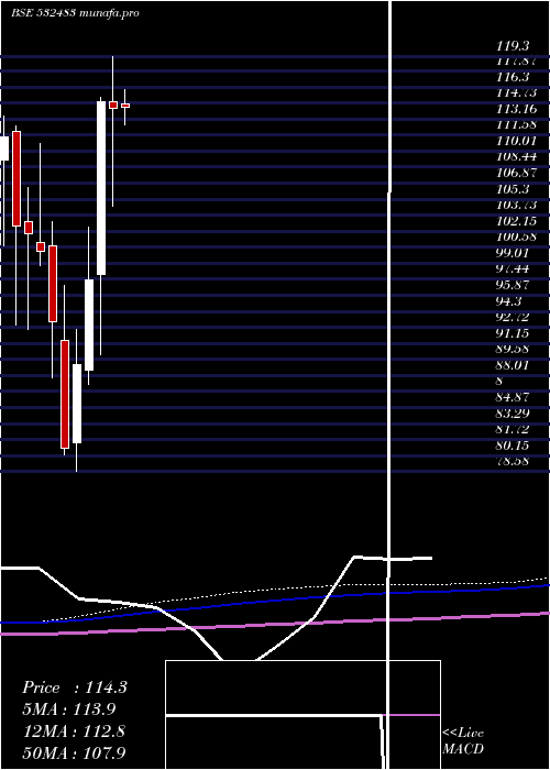  monthly chart CanaraBank