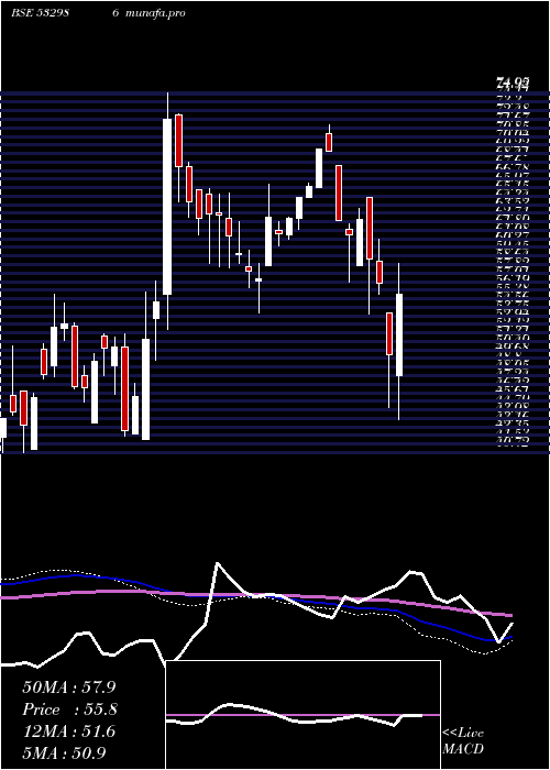  weekly chart NirajCement