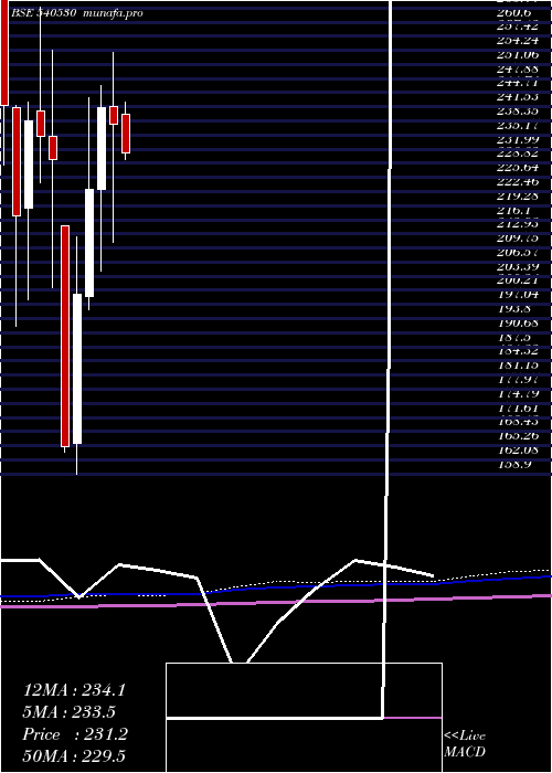 monthly chart Hudco